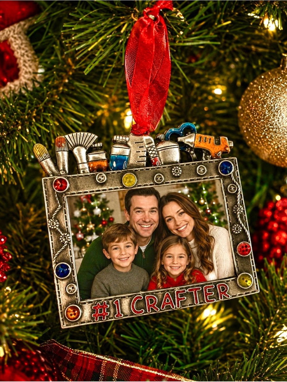 Title

#1 Crafter Christmas Photo Frame Ornament | Crafting Tools Holiday Keepsa